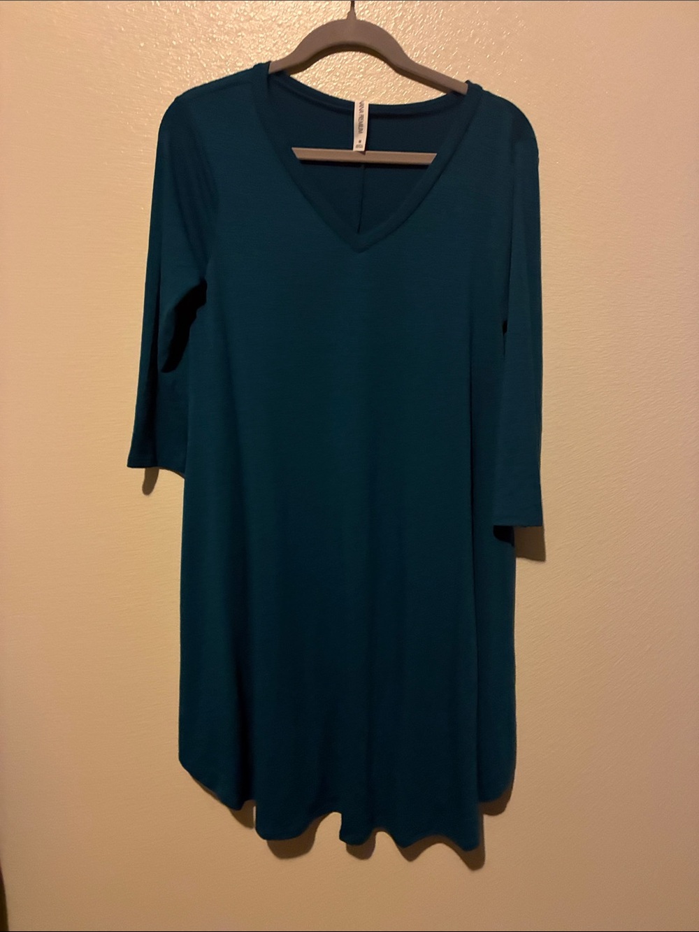 Zenana Outfitters Teal V-Neck Swing Tunic